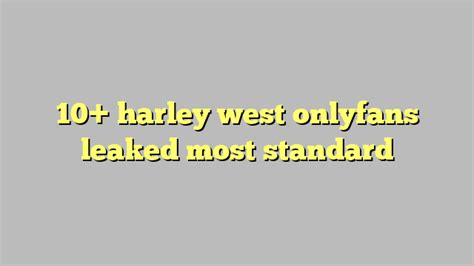 Feb 12, 2023 Harley West Nude Onlyfans Video Leaked February 2023. . Harley west onlyfans nude